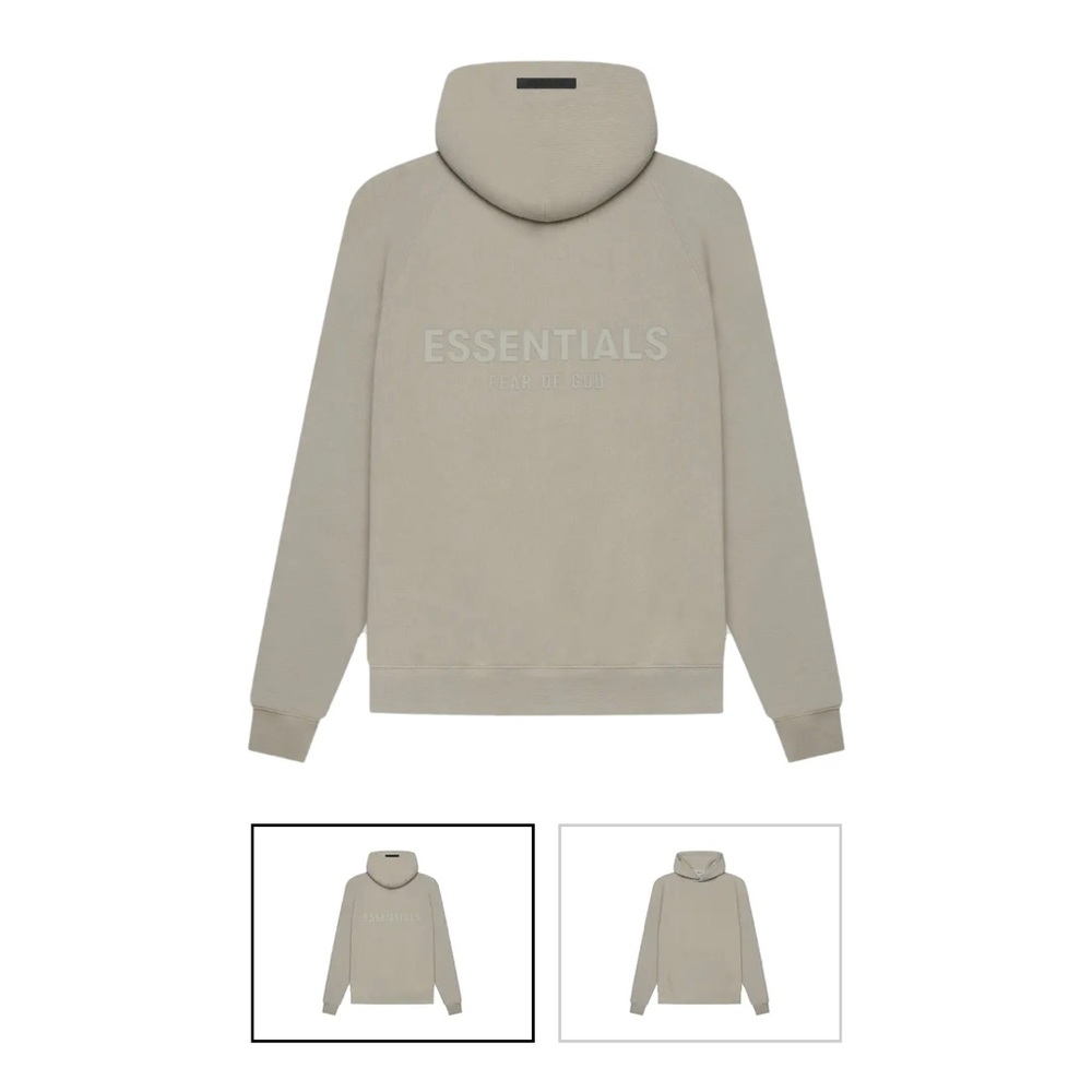 Fear of God Essentials Hoodie Taupe